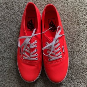 Neon Pink Low Pro Vans